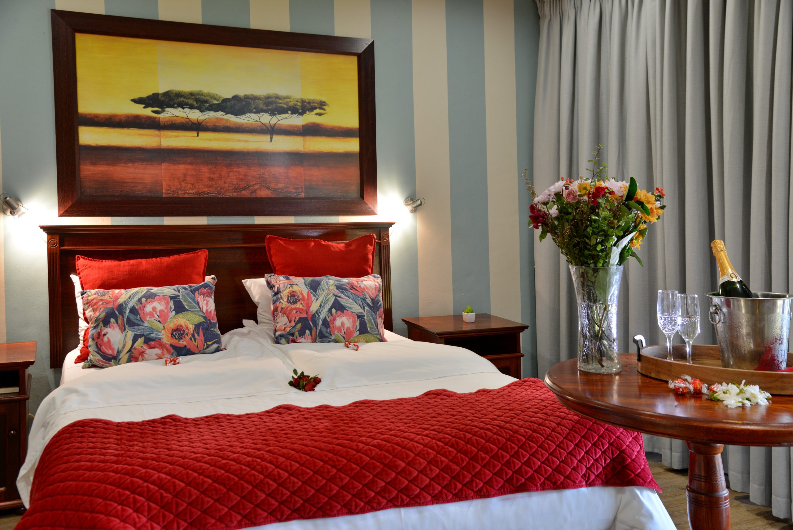Crystal Springs unit romantic turn down